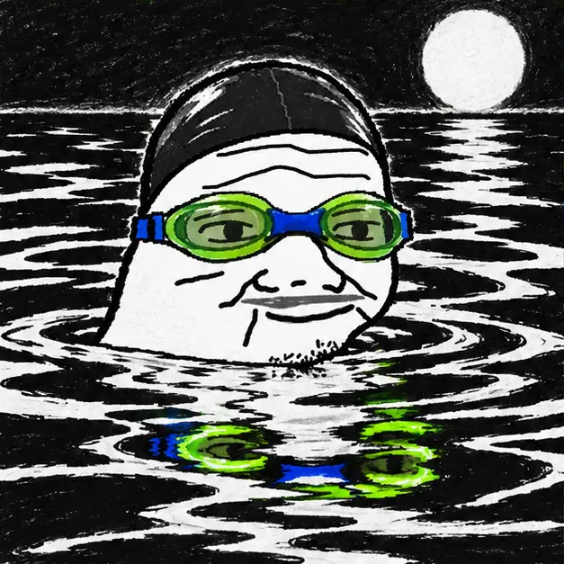 NASUNK floating under moonlight